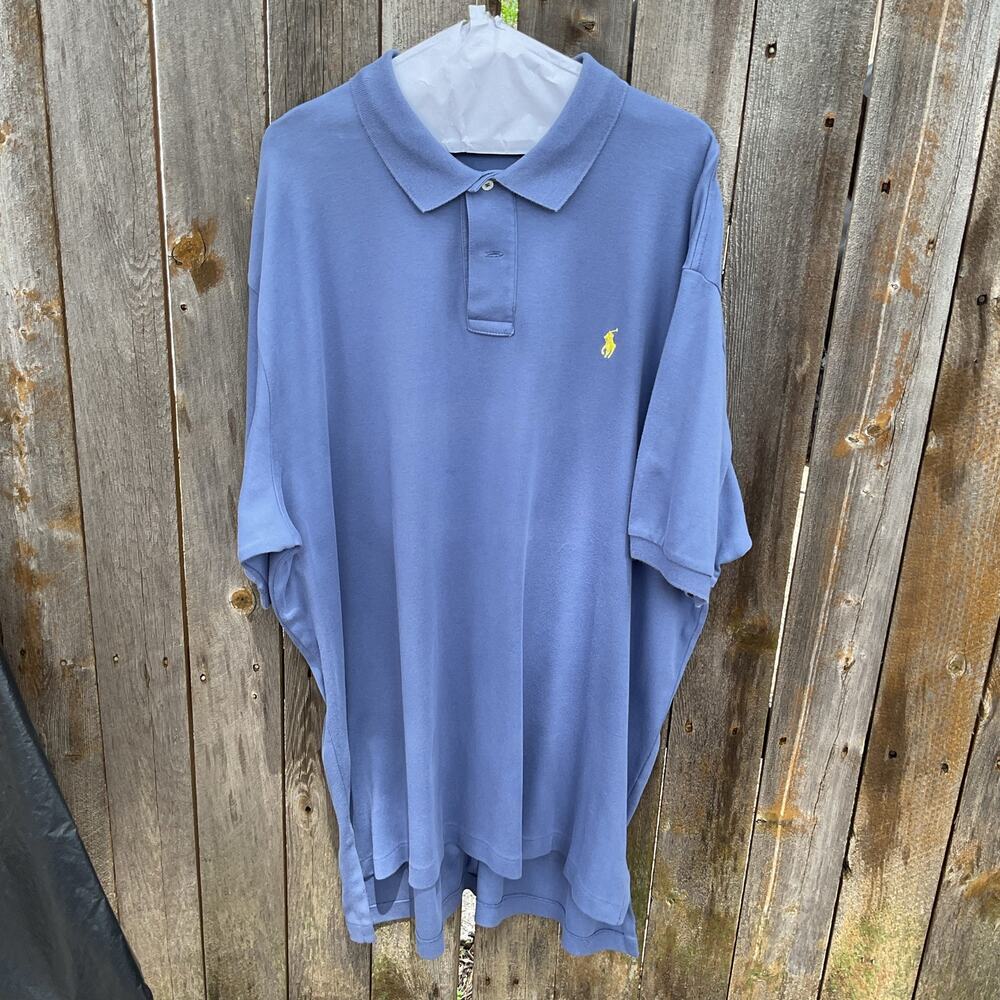 Men's Polo by Ralph Lauren Blue Purple Pullover Sz XXL